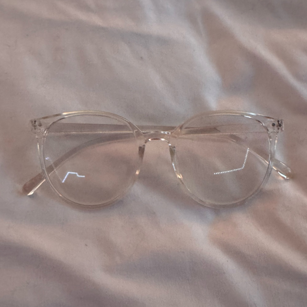 Clear Round Glasses (not prescription)